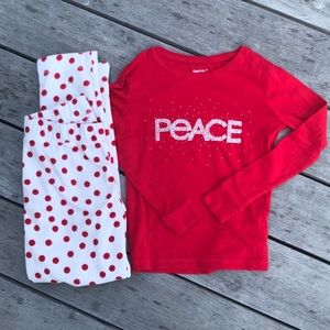 Gap kids PEACE pajamas